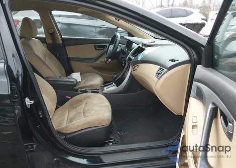 2012 Hyundai Elantra Gls (Ulsan Plant) from USA, damaged, VIN KMHDH4AE4CU281840